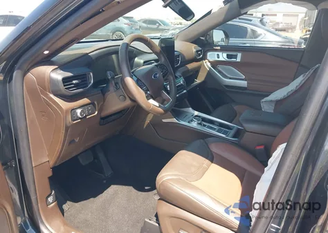 2022 Ford Explorer King Ranch из США, поврежденный, VIN 1FM5K7LC8NGA32963